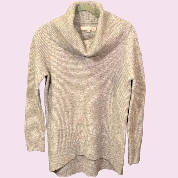 Loft Grey Confetti Sweater  - Picture 1 of 9